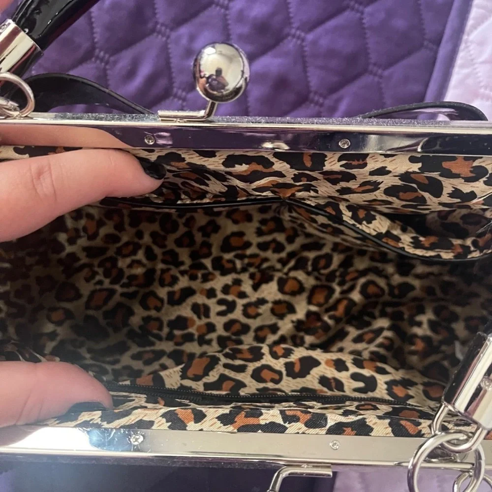 Sourpuss Pink and Black purse - Picture 4 of 4